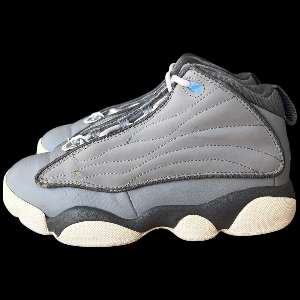 NIKE Air Jordan Pro Strong Child 13C Sneakers Cool Grey University Blue Shoes